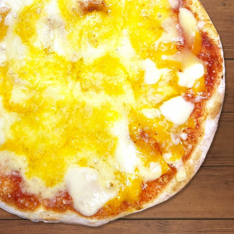 ローマのこぼれチーズピザ